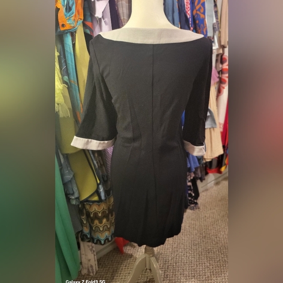 Trina Turk Black and Gray Dress size 6 - Picture 3 of 3